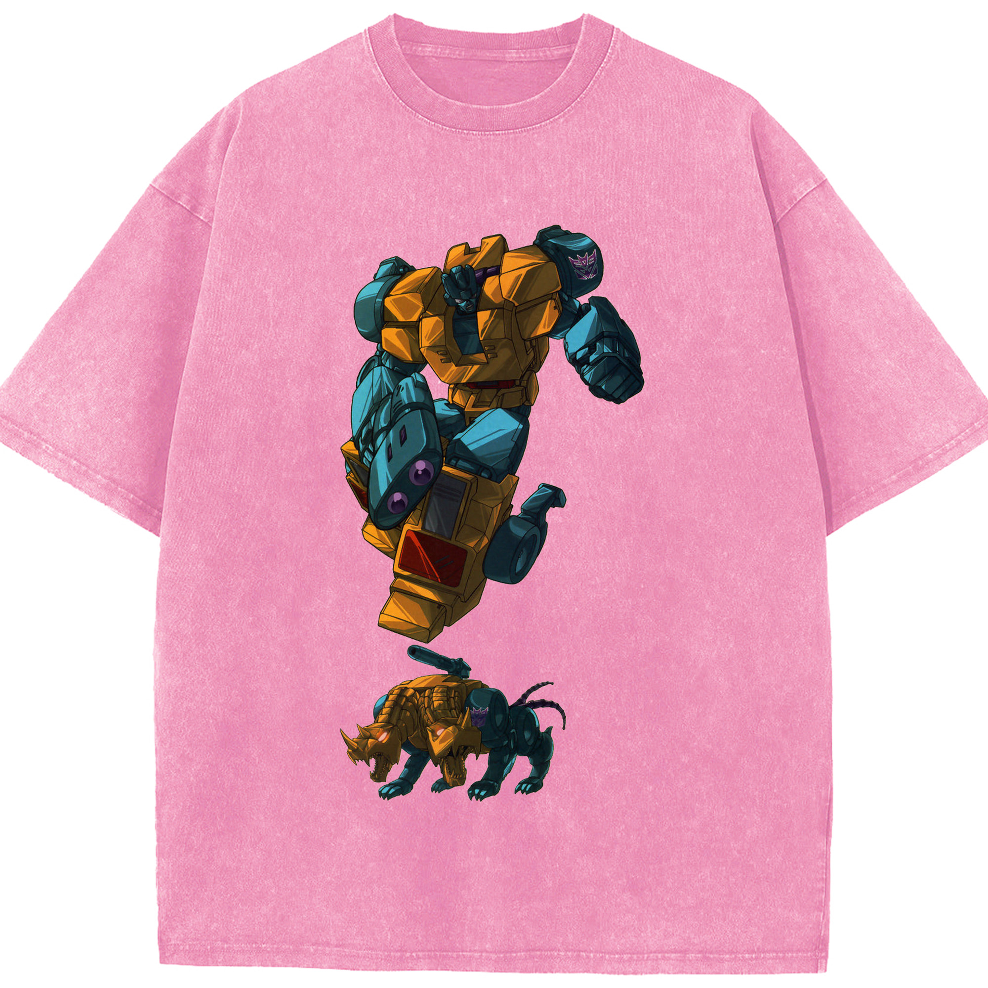 （画像用）  綿100% ヴィンテージ風 半袖Tシャツ（フロントプリント）